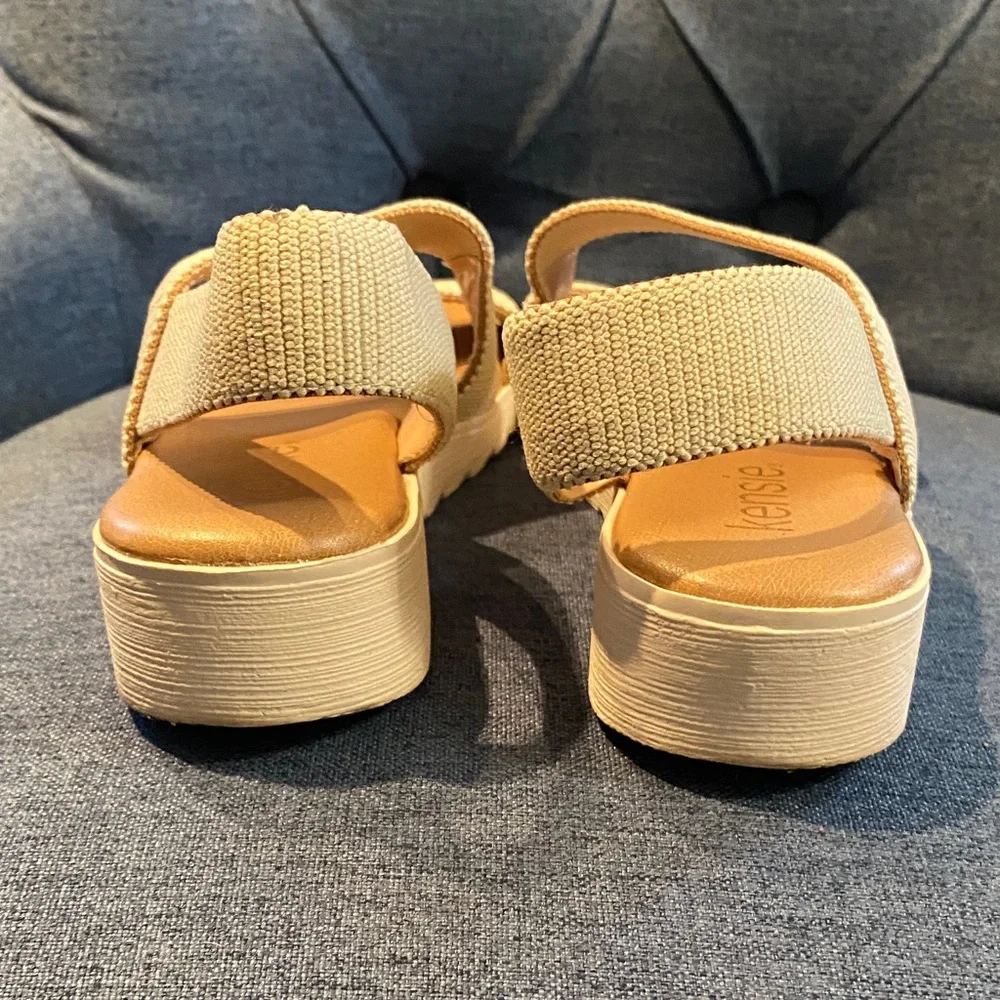 Kensie Women's Cream Sandals - Picture 2 of 6